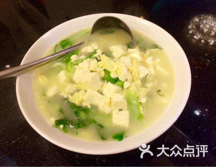 鸡蛋豆腐小白菜