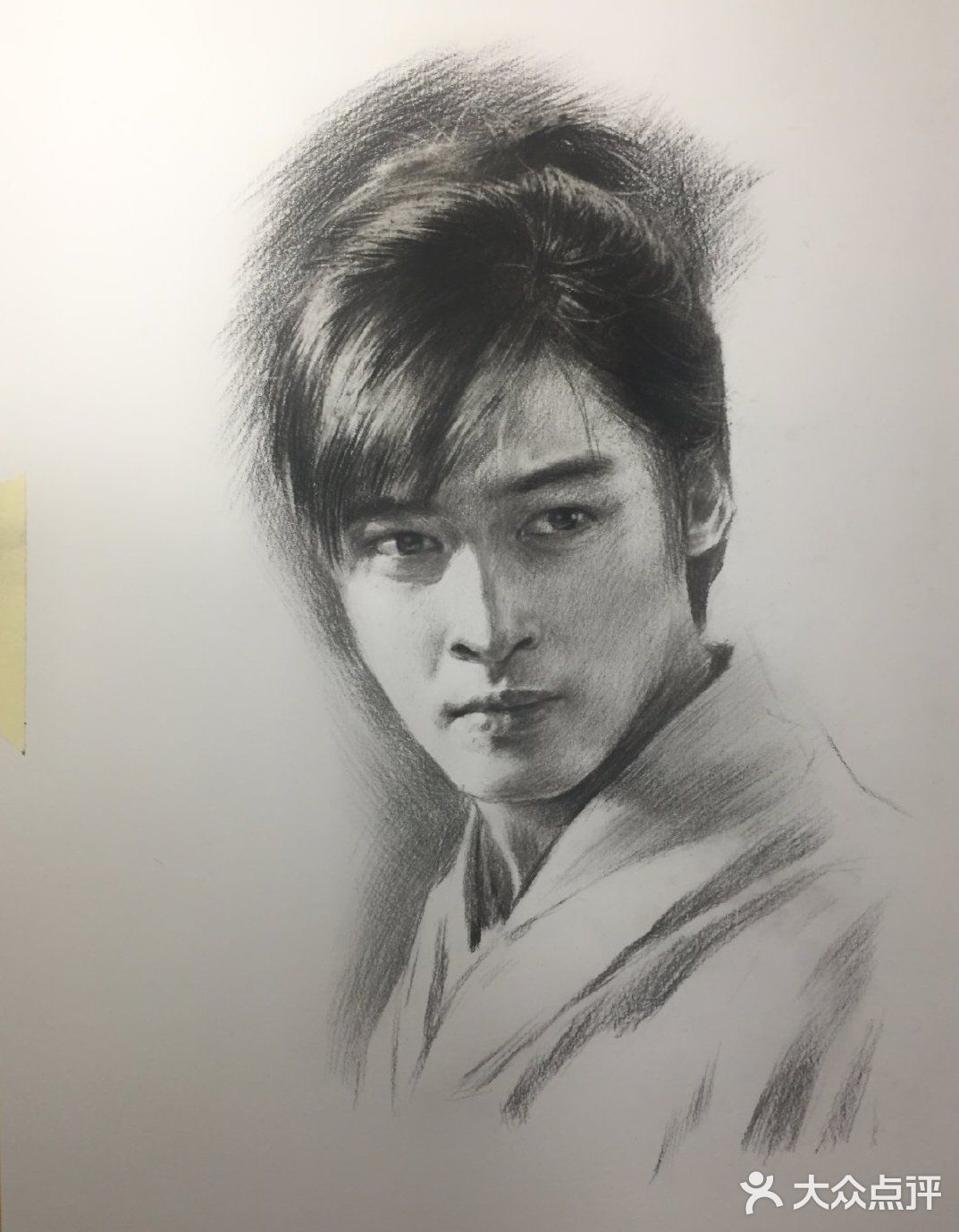 写实素描胡歌,为我们美好的ta画个画吧!
