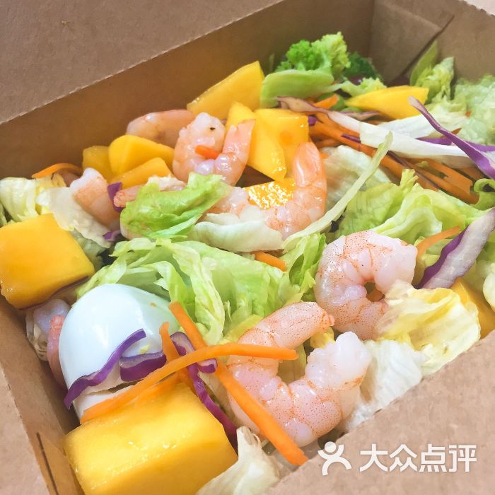 轻食主义(新街口店)芒果大虾沙拉图片 - 第3张