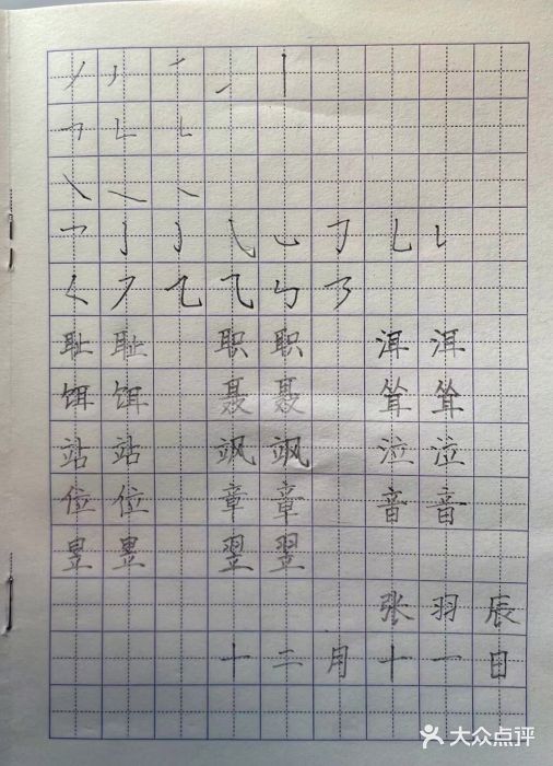 赵汝飞练字硬笔书法(中潭路校区)图片