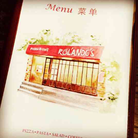 rolando"s pizza & cafe(罗朗多餐厅蓝村路店)-"和妈妈来吃午饭～ 这