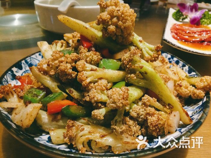 椒盐花菜 大众点评