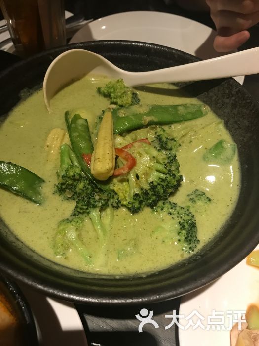 绿咖喱蔬菜