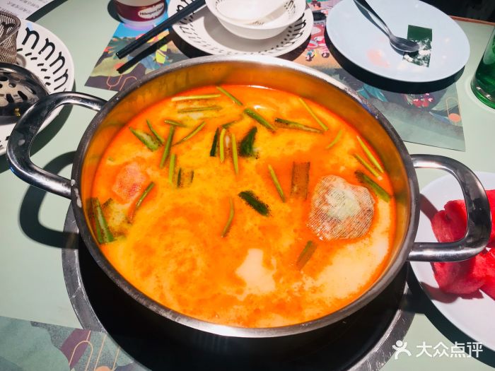 集渔·泰式海鲜火锅(华阳店)泰式冬阴功锅底图片 - 第4398张