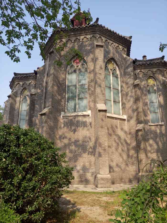 岱庄天主教堂-"戴庄天主教堂为核心的民国建筑群,是济宁保.