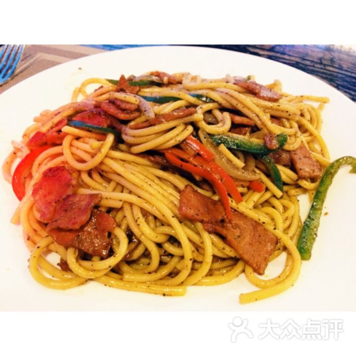 黑椒培根意面