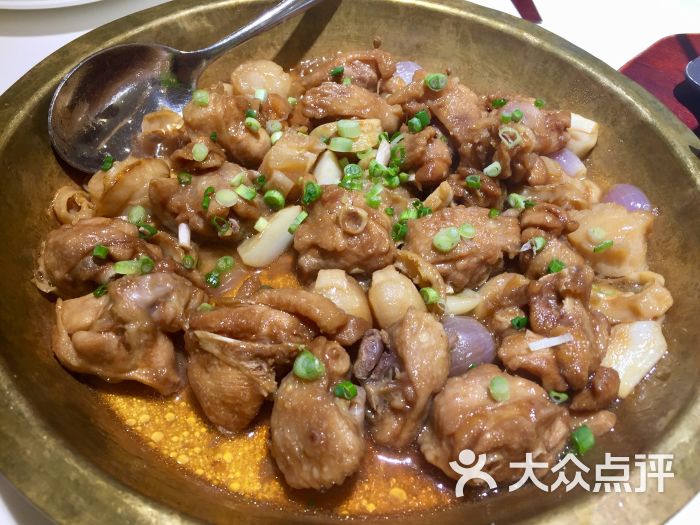 铜盘帆立贝蒸鸡