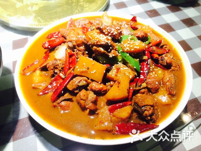 金鸡玉面-口福熬炒三黄鸡图片-焦作美食-大众点评网
