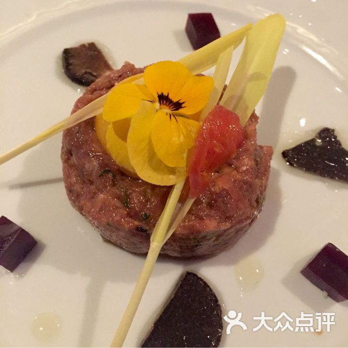 雅克红房子西餐厅beef tartar图片-北京法国菜-大众