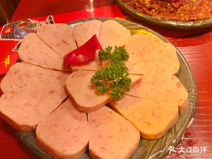 谭鸭血老火锅(少陵路直营店)秘制午餐肉图片 - 第765张