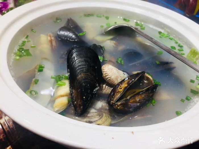 老蛏淡菜汤
