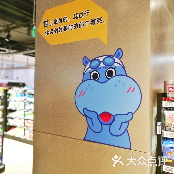 盒马鲜生店内环境图片-北京超市/便利店-大众点评网
