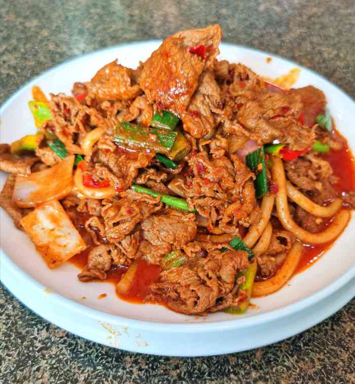 白记爆炒牛犊肉羊羔肉·清真-"92朋友来兰州,牛羊肉