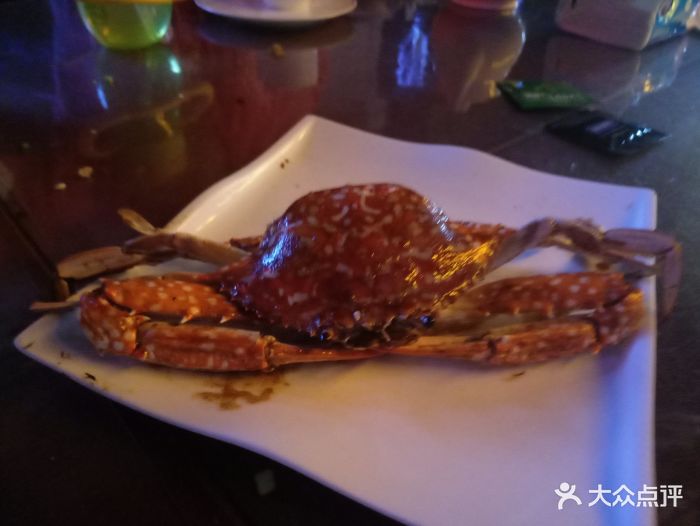 湛江十三道疯味·海鲜烧烤专门店(保利西街店)炭烧花蟹图片 第594张