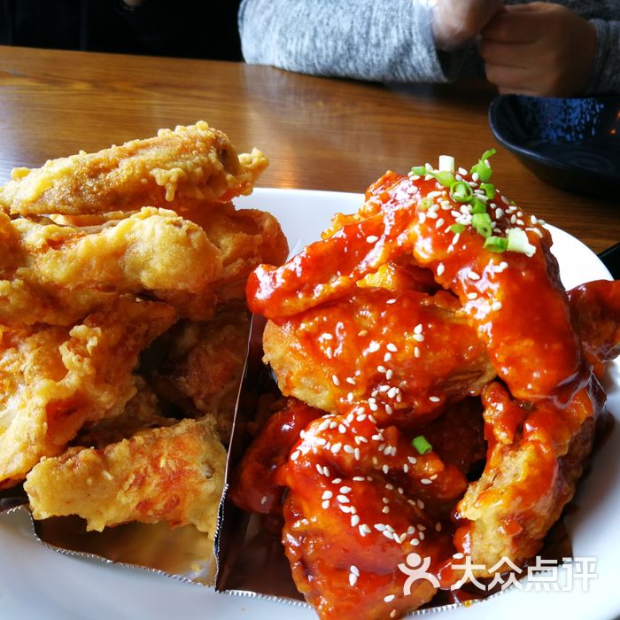 一乐韩国炸鸡原味果酱炸鸡双拼图片-北京韩国料理