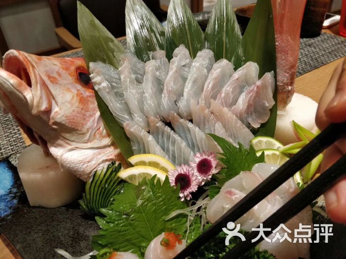 活加吉鱼刺身