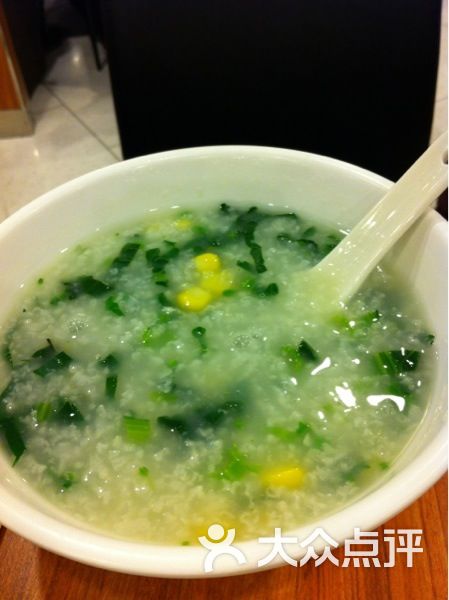 金鼎轩·南北点心专门店玉米青菜粥图片-北京小吃快餐