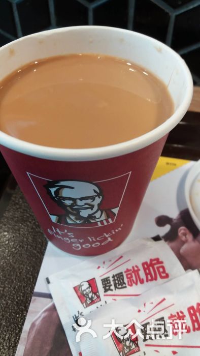 肯德基(鲤鱼门广场店)奶茶图片 - 第3张