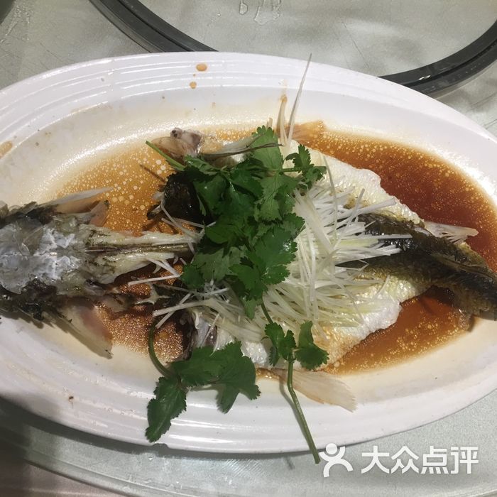 新海利清蒸黄斋鱼图片-北京海鲜-大众点评网