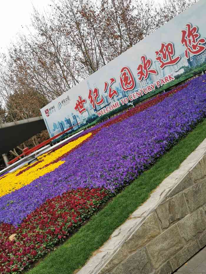 还有很多团建或者老人组团过来游玩的,世纪公园门票很便世纪公园售票