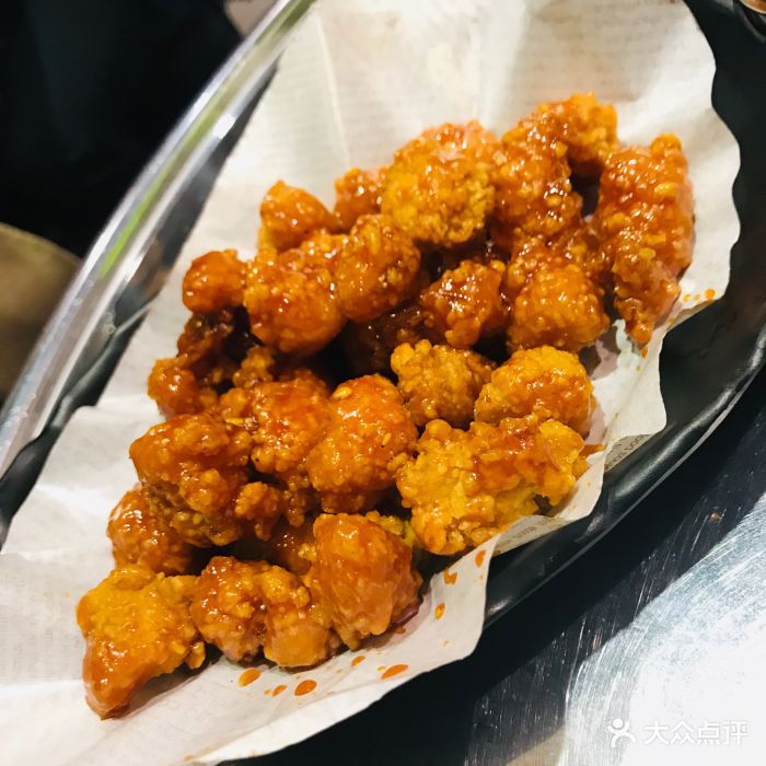 山·烤辣鸡韩国料理(西溪路店)甜辣炸鸡块图片 - 第126张