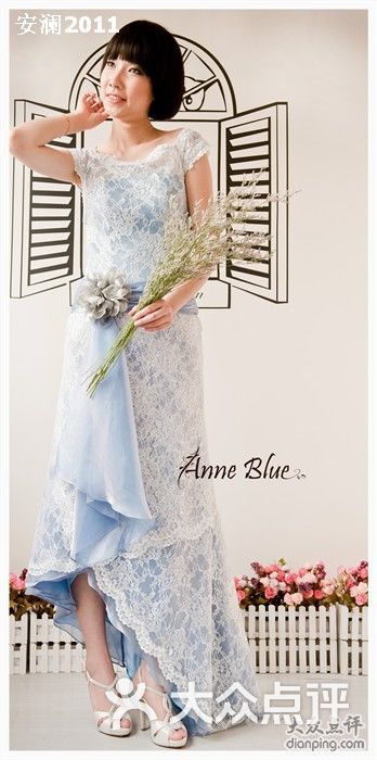 anne泰国_anne blue婚纱(2)