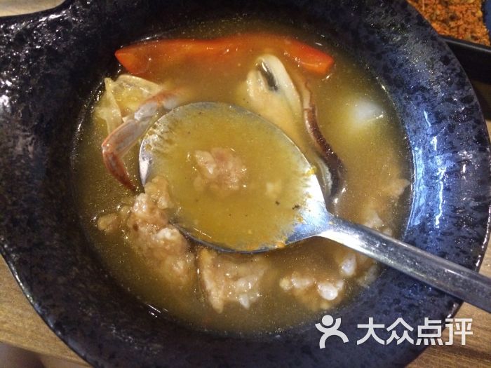 Black Pig 黑猪韩国烤肉&料理-海鲜锅巴汤图片