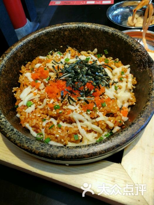 青瓦炭韩潮烤肉(楚河汉街店)芝士泡菜石锅拌饭图片 - 第8张