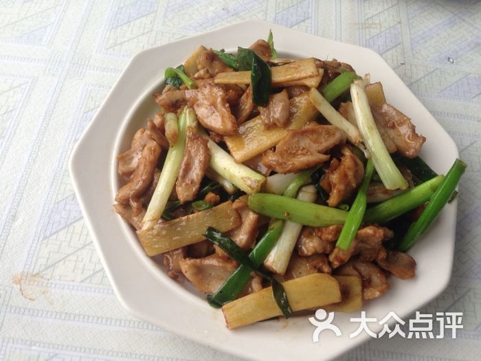 大水坑餐厅-姜葱炒鹅肚-菜-姜葱炒鹅肚图片-深圳美食