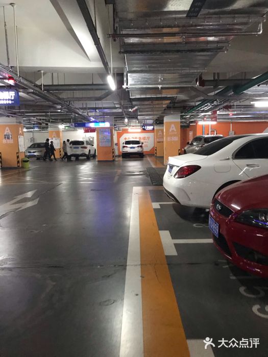 鲁能城购物中心地下停车场图片