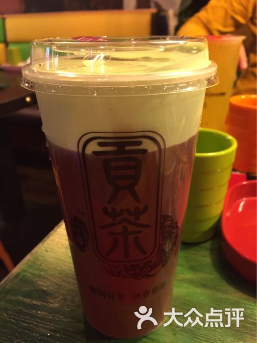 贡茶(奶盖茶中贸店)抹茶奶盖图片 第6张