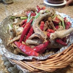 椒盐小溪鱼_