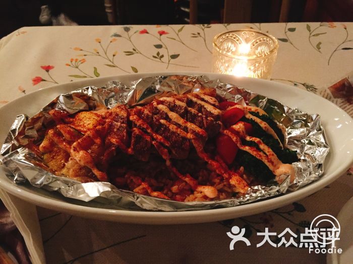 锡纸牛排烤饭