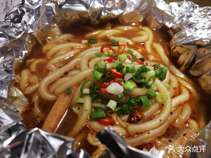 潮集豆花烤鱼锡纸土豆粉图片