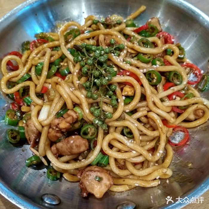 花里日常茶饭双椒鸡捞乌冬面图片 第543张