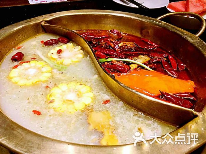 四川香天下火锅(淮海中路店)牛油猪肚鸡鸳鸯锅底(小锅)图片 第186张