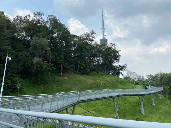 空中步道—云道-"目前云道有三段 我从第一段越秀公园