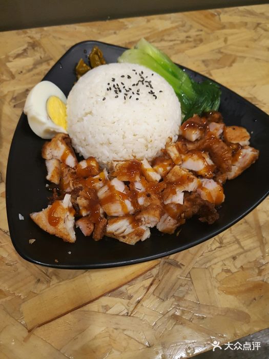 韩式甜辣味鸡排饭