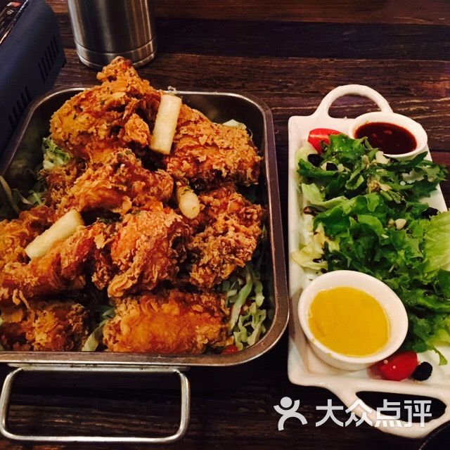 炸鸡沙拉