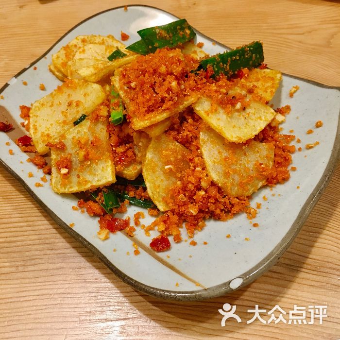 贵佐·酸汤鱼渣辣椒炒土豆片图片-北京贵州菜-大众