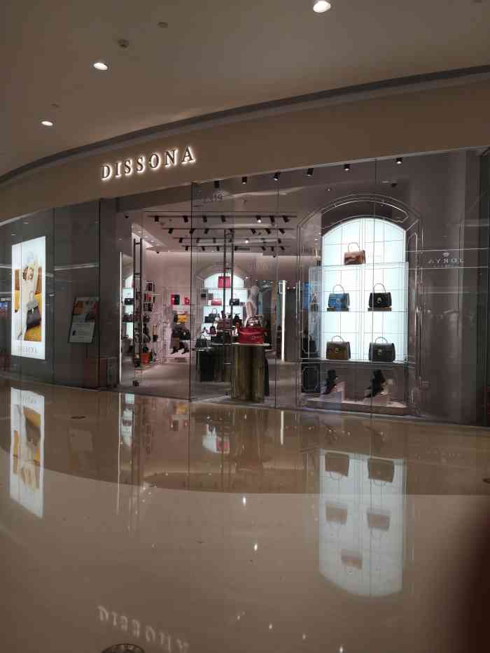 dissona(华润万象城店"包包质感很好!款式也很多很时尚!还有明星.