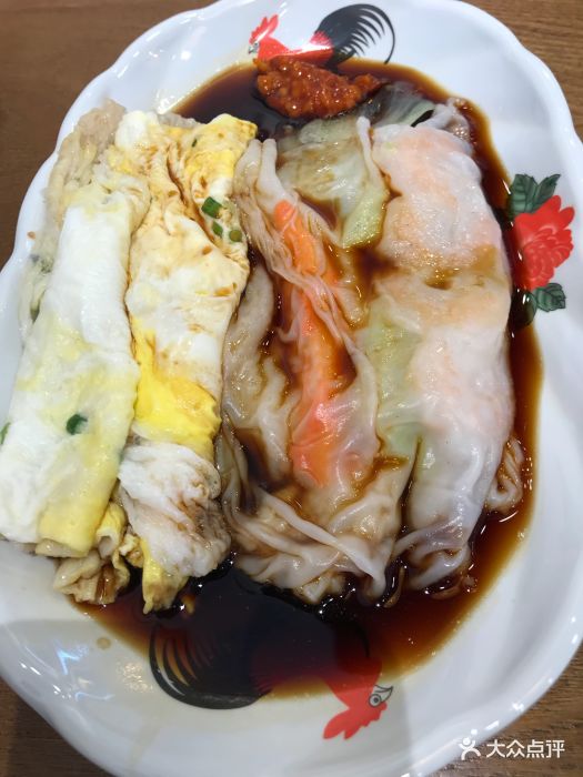 海鲜双拼肠粉