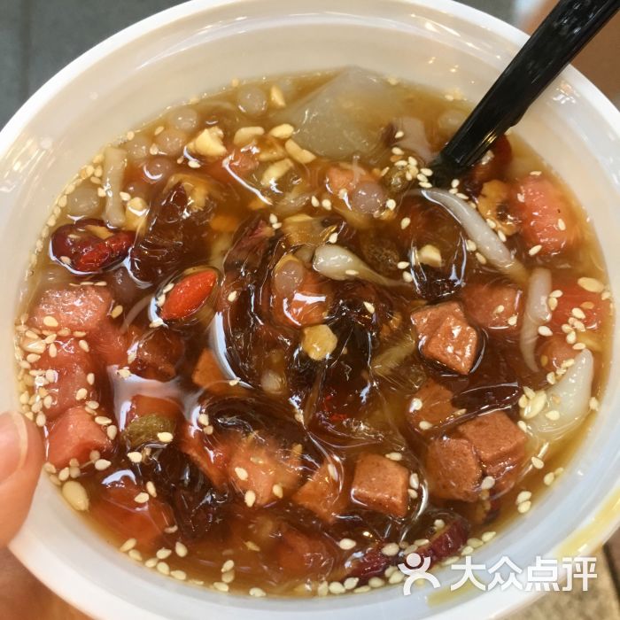 招牌玫瑰冰粉
