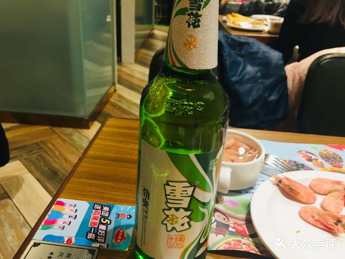 阿尔卑斯比萨牛排自助西餐厅(凯德广场店)雪花啤酒图片 - 第368张