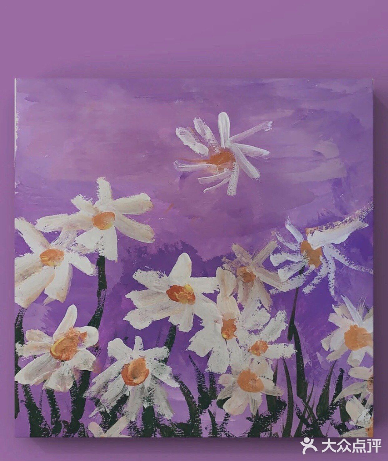 水粉画[调皮]雏菊[加油][加油]新人临摹