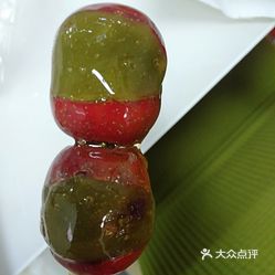 绿豆沙糖葫芦
