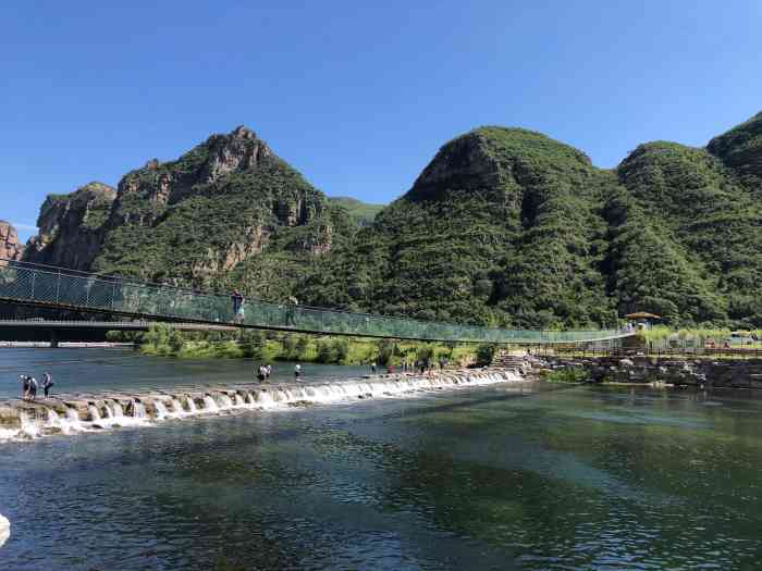 乐谷银滩景区-"位于北京市房山区十渡风景区的三渡,差