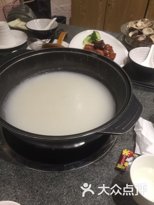 毋米粥米汤海鲜火锅-图片