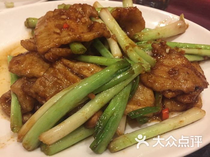 葱爆五花肉