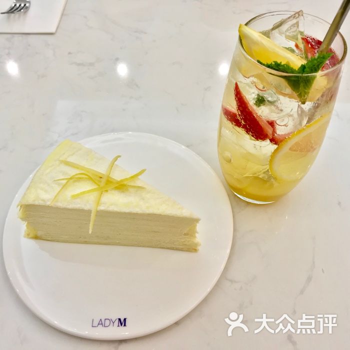 lady m玫瑰千层蛋糕图片-北京甜品饮品-大众点评网